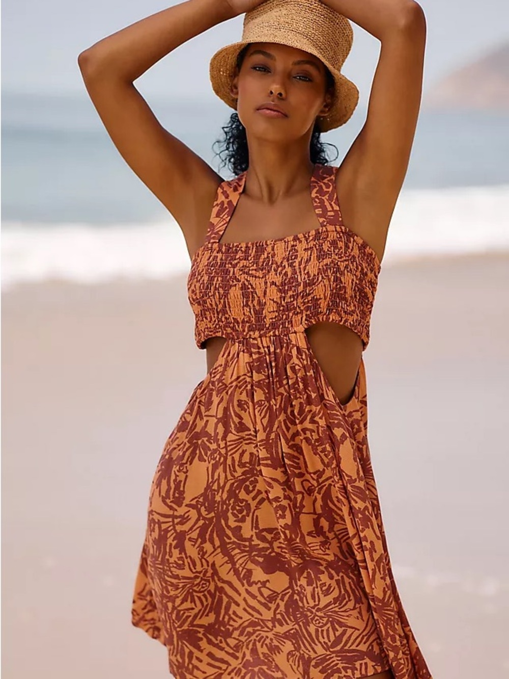 Anthropologie Piper Bandeau Cutout Mini Dress